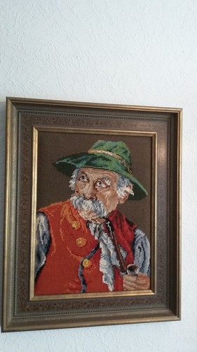 Gobelin bild bergbauer alter - gobelin, bergbauer,