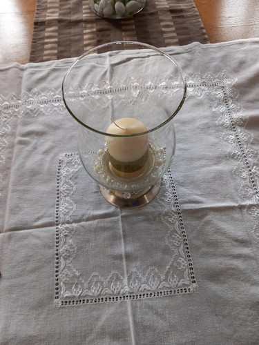 Deko windlicht kelchform mit - windlicht,