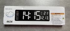 Wanduhr digital, Wecker, Temperatur und Fechtigkeitsanzeige, NEU 