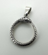 925 Silber Anhänger Schlange
