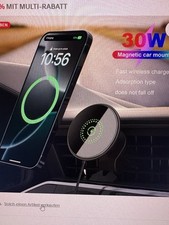 I Phone 16 30 Watt Magnetisches  Autoladegerät Kfz Handyhalterung