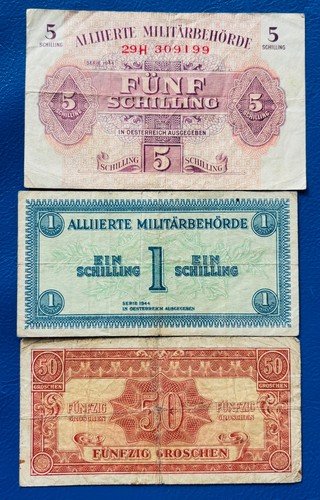 Banknoten aus österreich - aus, 3