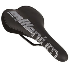 Sixpack Sattel Millenium Schwarz/Chrome, Cro-Mo Stahl - Rail