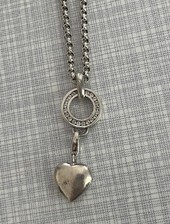 Thomas Sabo Charm Herz XXL Groß 925 Silber Anhänger