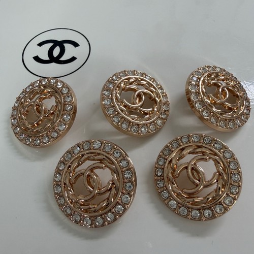 Gold chanel knöpfe 5er set - knöpfe,