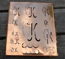 Monogramm " OK "