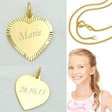 Frauen Mädchen Echt Gold 333