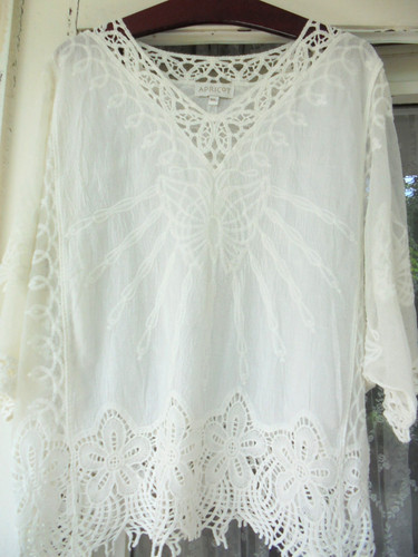 Tunika bluse weiß von apricot - von,