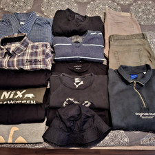 Bekleidungspaket gr M/L Herren Hosen Pullover Hemden Shirts 15 Teile !