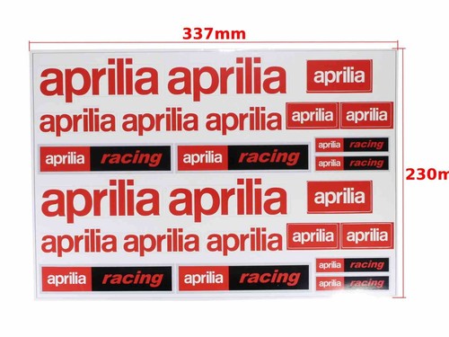 Aprilia aufkleber rot - aufkleber,