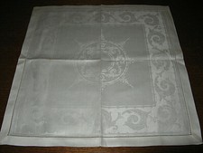 6 Aussteuer Leinen Damast