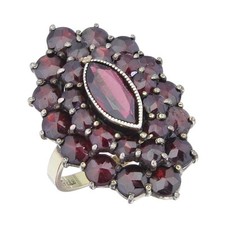 Ring Granate Ringschiene 333er