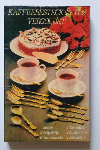 Kaffeebesteck tlg - kaffeebesteck,, 15-tlg