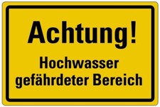 Aufkleber Warnung "Achtung