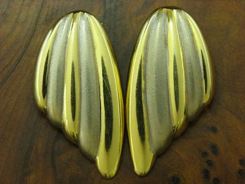 14kt 585 gelbgold - gelbgold, ohrclips