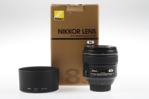 Nikon 85mm g snr - f/1,4,