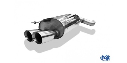 Fox endschalldämpfer 2x90 - endschalldämpfer,