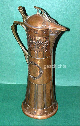 Grosse weinkanne jugendstil - grosse, weinkanne,