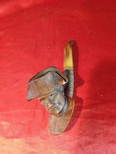 Antike Pfeife Pfeifenkopf Napoleon Bonaparte Holz (5594)