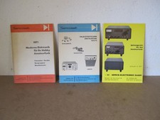 Konvolut Semco Lausen Semcoset drei Amateurfunk-Kataloge 1971, 1972/73 und 1977