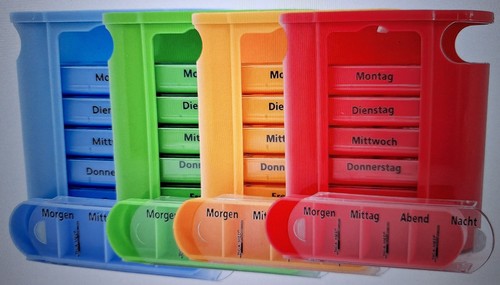 Tablettenbox pillenbox tage - pillenbox,