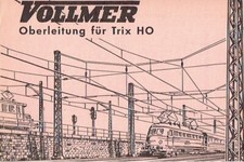 Vollmer Stuttgart Modellbau Prospekt Trix Preisliste Modelleisenbahn um 1964