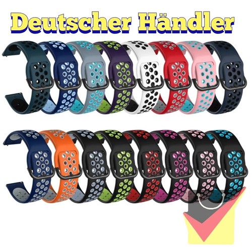 Silikon armband 22mm - silikon,