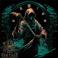 Grim Reaper Time Skull Death