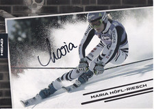 Autogramm - Maria Riesch (Ski