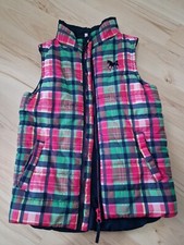 Weste 128 Topolino Pferd Pink Grün Kariert