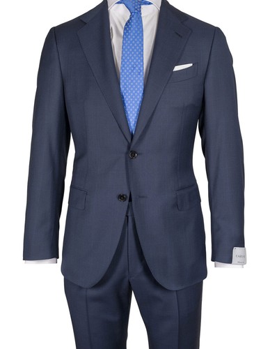 Caruso anzug dunkelblau mit - caruso,