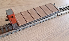 Flachwagen m. Bremserhaus H0