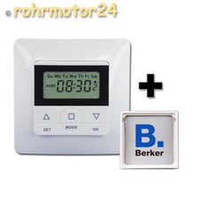 Rolladen Jalousie Zeitschaltuhr für BERKER Modul 2/S.1/B.1/B.3/B.7/ARSYS/K.1/K.5