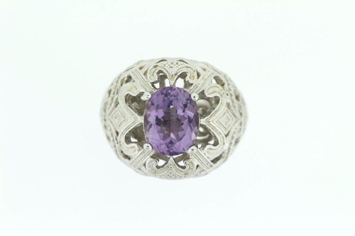925 amethyst ring - (2,75, cts)