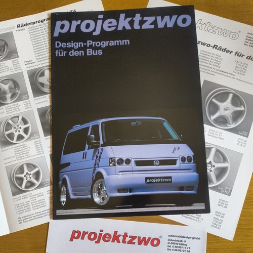 Prospekt broschüre vw bus - prospekt,