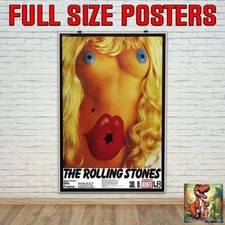 Rolling Stones 1973 Live Konzert Tour Poster ähnlich A1 - 36"x24"