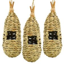 3x Vogelnest Schilf Vogelhaus Futterhaus Vogel Nistkasten Nisthilfe