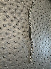 Art Déco Herren Panzerarmband 835 Silber Gravur ALFRED Vintage