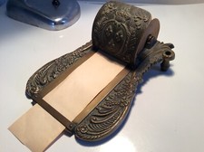 Max Le Verrier Art Deco Bronze Schreibblock Königliche Reminiszenz 1930s