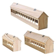 Taubenfutterspender aus Holz