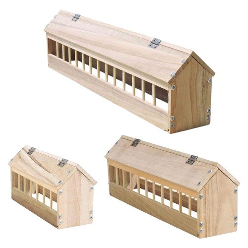 Taubenfutterspender aus holz - taubenfutterspender,