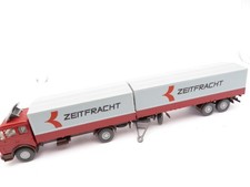 276HO /48 - Wiking H0 - Mercedes Hängerzug Pritsche/Plane ZEITFRACHT