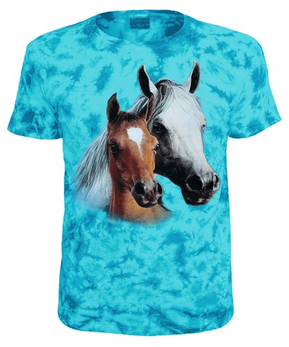 Kinder shirt pferd schimmel - pferd,