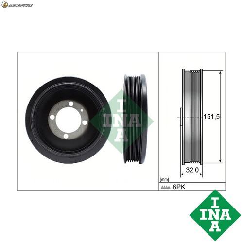 Riemenscheibe kurbelwelle 544 - riemenscheibe,