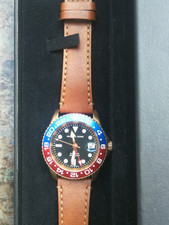 sehr schöne Marc & Sons GMT Bronze Pepsi