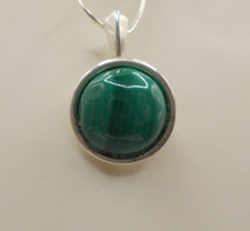 Malachit -  Anhänger Sterlingsilber 925