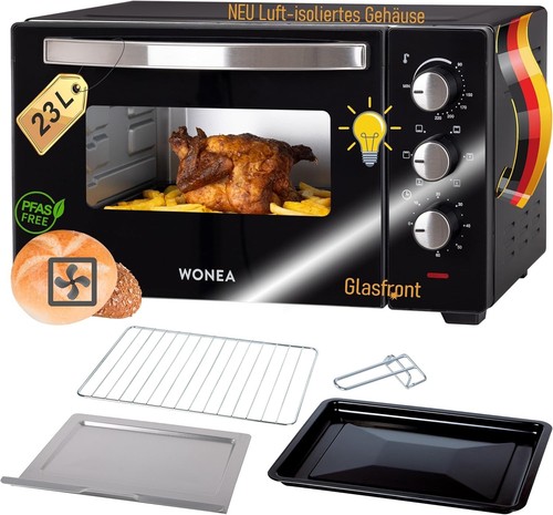 Mini backofen liter umluft - backofen, 23