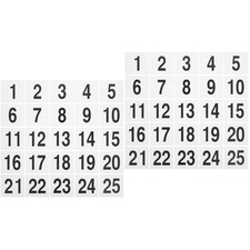 2 Pieces Tischnummern