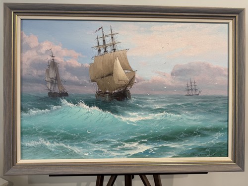 Wellen segelschiff see meer - segelschiff,