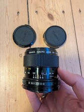 Canon Lens MACRO FD 50mm 3.5 Lens 3,5 50 Objektiv GETESTET